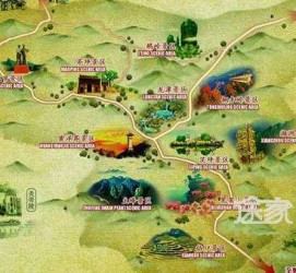 迁西景点地图(长沙景点地图)